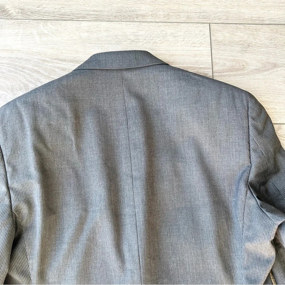 Michael Kors Pure Wool Pinstriped  Blazer in Grey - Picture 13 of 16